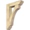 Ekena Millwork Legacy Slat Rough Sawn Bracket w/ Offset Brace, Douglas Fir, 8"W x 32"D x 44"H BKT0806X32X44LEC06RDF - alternate 1